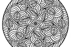 Mandala to color adult difficult 21